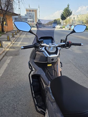 MOTOCAM RKS Freccia Ön Cam 2022-2026 Model 55cm Füme Renkli 4mm KISA