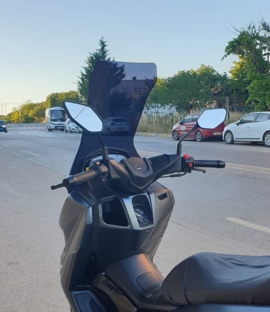 MOTOCAM RKS Grace 202 Ön Cam 2022-2026 Model 78cm Siyah Renkli 4mm UZUN