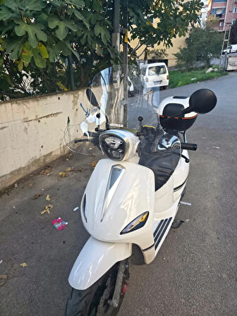 MOTOCAM Rks Letbe LB 125 Ön Cam 2023-2025 Model 45cm Şeffaf Renkli 4mm ELCİKLİ APARAT GÖNDERİLMEYECEK