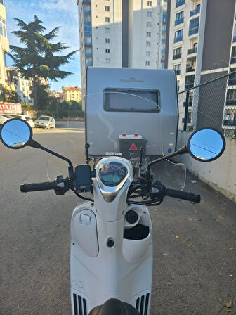 MOTOCAM Rks Letbe LB 125 Ön Cam 2023-2025 Model 45cm Şeffaf Renkli 4mm ELCİKLİ APARAT GÖNDERİLMEYECEK