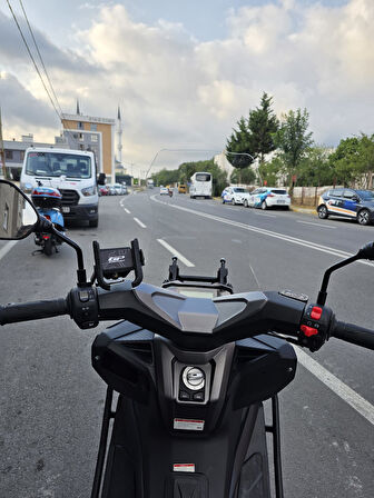 MOTOCAM RKS Lince 125 Siperlik Ön Cam 2021-2025 Model 55cm Şeffaf Renkli 4mm KISA SPOR CAM