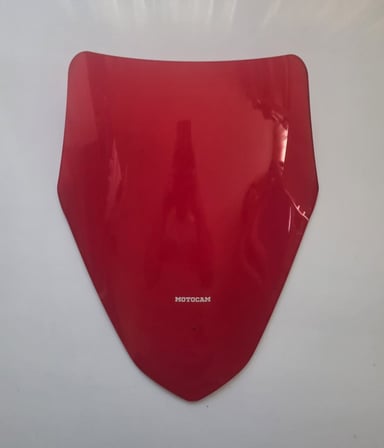 MOTOCAM RKS Newlight 125 Ön Cam 2021-2022 Model 43cm Kırmızı Renkli 4mm PRO MODELE UYMAZ