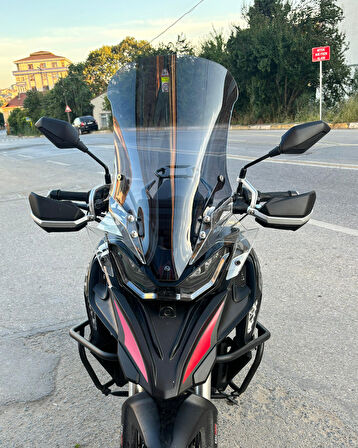 MOTOCAM RKS SRT 900 SX Siperlik Ön Cam 2023-2025 Model 61cm Füme Renkli 4mm