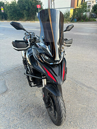 MOTOCAM RKS SRT 900 SX Siperlik Ön Cam 2023-2025 Model 61cm Siyah Renkli 4mm