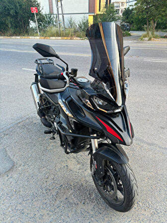 MOTOCAM RKS SRT 900 SX Siperlik Ön Cam 2023-2025 Model 61cm Siyah Renkli 4mm