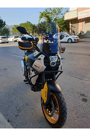MOTOCAM RKS SVT 650 X Siperlik Ön Cam 2023 2025 Model 50cm Açıkfüme Renkli 4mm UZUN CAM