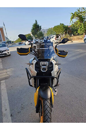 MOTOCAM RKS SVT 650 X Siperlik Ön Cam 2023 2025 Model 50cm Şeffaf Renkli 4mm UZUN CAM