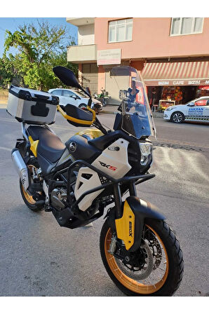 MOTOCAM RKS SVT 650 X Siperlik Ön Cam 2023 2025 Model 50cm Şeffaf Renkli 4mm UZUN CAM