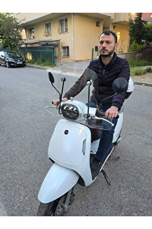 MOTOCAM RKS VPS 125 Siperlik Ön Cam 2022-2025 Model 42cm Şeffaf Renkli 4mm