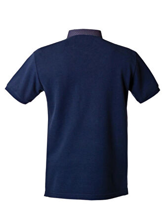 POLOKOTON %100 Pamuk Lacivert Polo Yaka Cepli Gömlek Yaka Erkek Kısa Kollu T-Shirt – Şık ve Nefes Alabilen Yazlık Tasarım