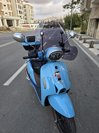 MOTOCAM RKS LTR 125 Siperlik Ön Cam 2023 -2025 Model 45cm Füme Renkli 4mm APARATSIZDIR