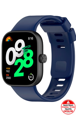 Xiaomi Redmi Watch 4 / 5 / 6 - 6 Active / 6 Lite - Smart Band 9 Pro / 8 Pro Uyumlu Silikon Kordon