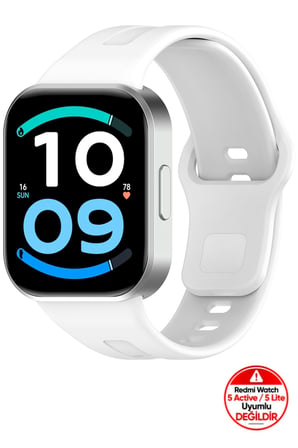 Xiaomi Redmi Watch 4 / 5 / 6 / 6 Active / 6 Lite & Smart Band 10 Pro / Band 9 Pro / Band 8 Pro Uyumlu Spor Silikon Kordon Kayış
