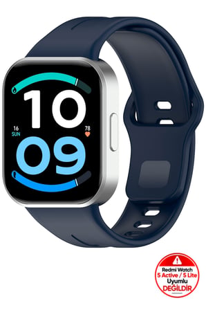Xiaomi Redmi Watch 4 / 5 / 6 / 6 Active / 6 Lite & Smart Band 10 Pro / Band 9 Pro / Band 8 Pro Uyumlu Spor Silikon Kordon Kayış