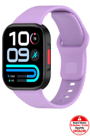 Xiaomi Redmi Watch 4 / 5 / 6 / 6 Active / 6 Lite & Smart Band 10 Pro / Band 9 Pro / Band 8 Pro Uyumlu Spor Silikon Kordon Kayış