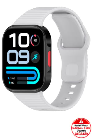 Xiaomi Redmi Watch 4 / 5 / 6 / 6 Active / 6 Lite & Smart Band 10 Pro / Band 9 Pro / Band 8 Pro Uyumlu Spor Silikon Kordon Kayış