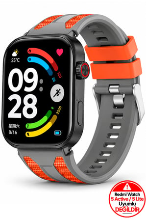 Xiaomi Redmi Watch 4 / 5 / 6 - 6 Active / 6 Lite - Smart Band 9 Pro / 8 Pro Uyumlu Çift Renkli Spor Silikon Kordon Kayış