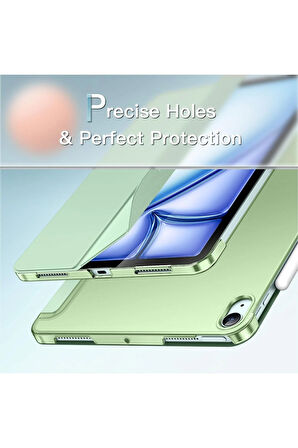 İpad 10.Nesil 10.9 İnç A2695/A2757 /A2777 Uyumlu Uyku Modlu Yatay Standlı Sert Smart Tablet Kılıfı