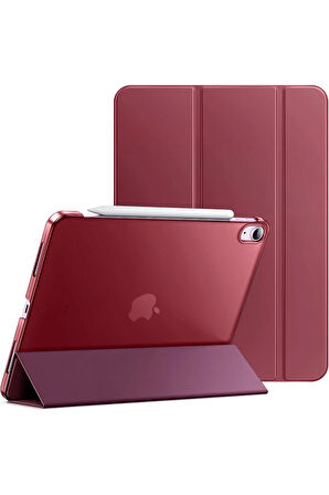 İpad 11.Nesil A16 A3354 /A3355 /A3356 İle Uyumlu Uyku Modlu Yatay Standlı Sert Smart Tablet Kılıfı