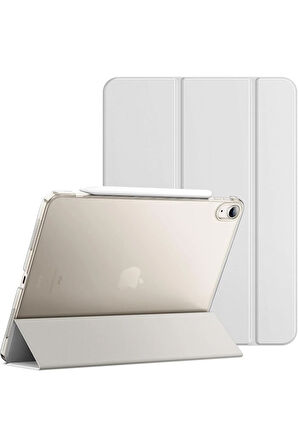 İpad 11.Nesil A16 A3354 /A3355 /A3356 İle Uyumlu Uyku Modlu Yatay Standlı Sert Smart Tablet Kılıfı