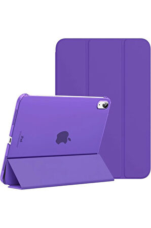İpad 11.Nesil A16 A3354 /A3355 /A3356 İle Uyumlu Uyku Modlu Yatay Standlı Sert Smart Tablet Kılıfı