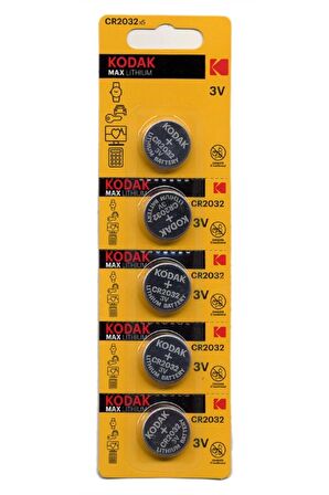 Kodak Cr2032 3v Lityum 5li Blister Pil
