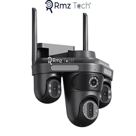 4 Kameralı 16MP 3 PTZ Dönebilen Wifi Sesli Kamera