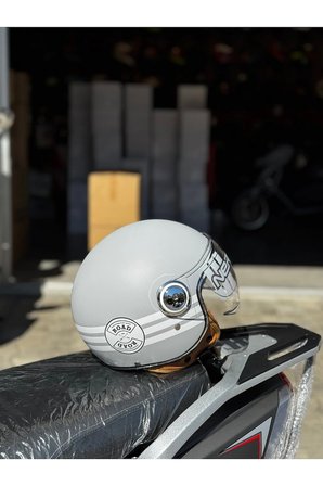 NERO RETRO MOTOSİKLET KASK - ECE SERTİFİKALI