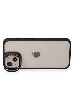 İPhone 15 Uyumlu Kamera Çerçevesi Açılır Kamera Lens Hediyeli Darbe Korumalı Kılıf