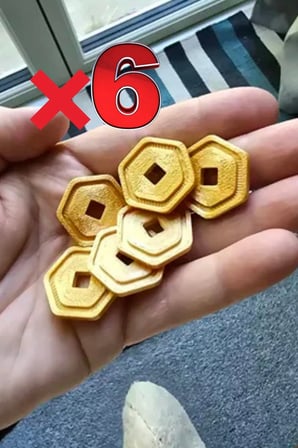 Roblox Temalı 3D Robux Altın Para Koleksiyon Figürü - Çocuklara Özel Hediyelik Oyuncak Seti