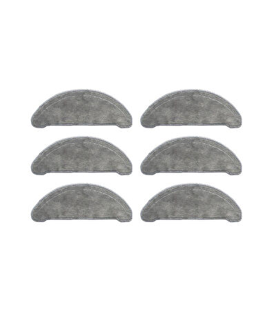 Roidmi Eve Plus Uyumlu 6 Adet Mop Fiber Bez