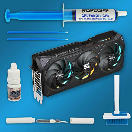 Ropcomp GPUFANOİL GPU Ekran Kartı Fan Bakım Kiti GP5k