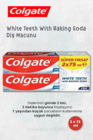 Colgate Baking Soda 2 x 75 ml, FoamSoft Diş Fırçası, H. Şakir Zeytinyağlı Şampuan 500 ml ve ROSIE