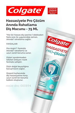 Colgate Hassasiyete Çözüm 75 ml, 360 Charcoal Gold Diş Fırçası, H.Şakir Adaçayı Şampuan 500 ml