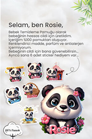 20 AL 18 ÖDE  Sleepy Easy Clean Yüzey Temizlik Havlusu 50' li ve ROSIE 