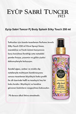 Eyüp Sabri Tuncer Pj Body Splash Silky Touch 250 ml 5 Al 4 Öde ve Rosie Pamuk