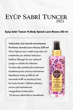  Eyüp Sabri Tuncer Pj Body Splash Love Kisses 250 ml 5 Al 4 Öde ve Rosie Pamuk