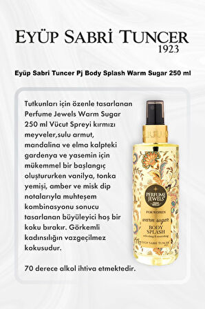 Eyüp Sabri Tuncer Pj Body Splash Warm Sugar 250 ml 5 Al 4 Öde ve Rosie Pamuk