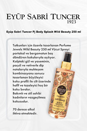 Eyüp Sabri Tuncer Pj Body Splash Wild Beauty 250 ml 5 Al 4 Öde ve Rosie Pamuk