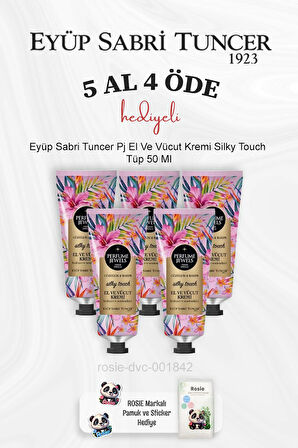 Eyüp Sabri Tuncer Pj El Ve Vücut Kremi Silky Touch Tüp 50 Ml 5 Al 4 Öde ve Rosie Pamuk