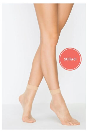 ROSSEY Parlak Fit (15d) Soket Çorap-Siyah-Ten-Sahra (12 Çift)