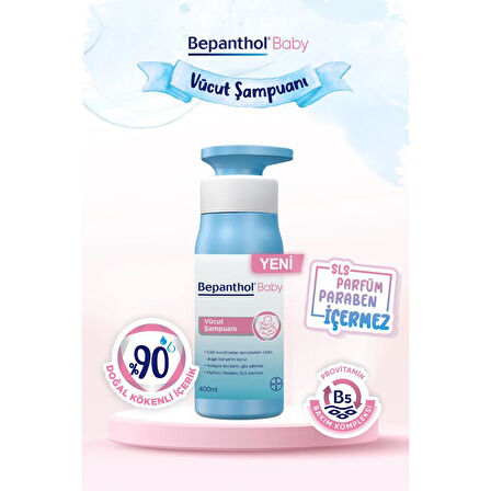 Nessiworld Bepanthol Baby Vücut Şampuanı 400ml