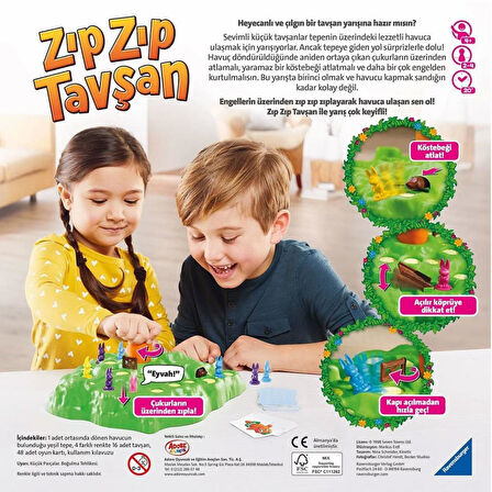 Nessi World 209767 Ravensburger - Zıp Zıp Tavşan +4 yaş