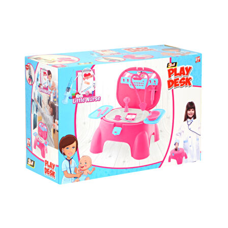 573-BP LITTLE NURSE OYUN TABURESİ DOKTOR SET KIZ