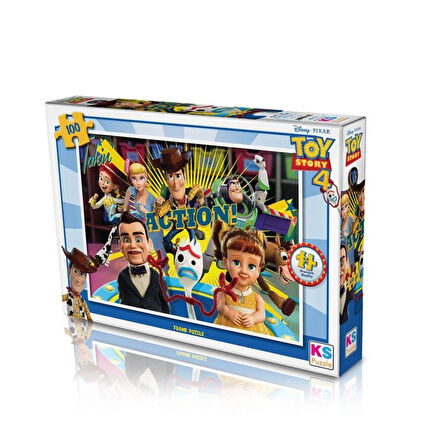 Nessiworld TS714 KS Toy Story 4 / 100 Parça Puzzle