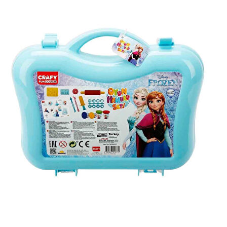 Nessiworld 1877 Crafy Frozen Çantalı Oyun Hamuru Seti 200 g 20 Parça