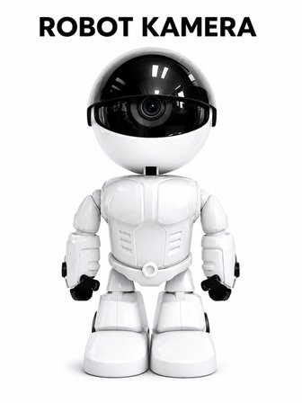 Akıllı Robot Kamera HD Video Kayıt | Hareket Algılama | Gece Görüşlü | WiFi Destekli | Ev ve Ofis Güvenlik Kamerası