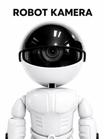 Akıllı Robot Kamera HD Video Kayıt | Hareket Algılama | Gece Görüşlü | WiFi Destekli | Ev ve Ofis Güvenlik Kamerası