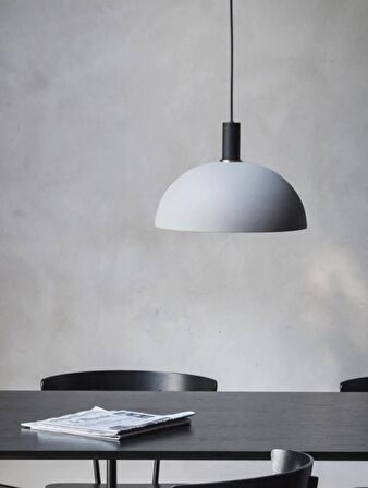 Rsylight Retro Beyaz Metal Dekoratif Tekli Kafe Mutfak Aydınlatma Avize Çap:40 cm