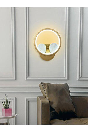 Kelebek Yuvarlak Modern İthal Led Aplik